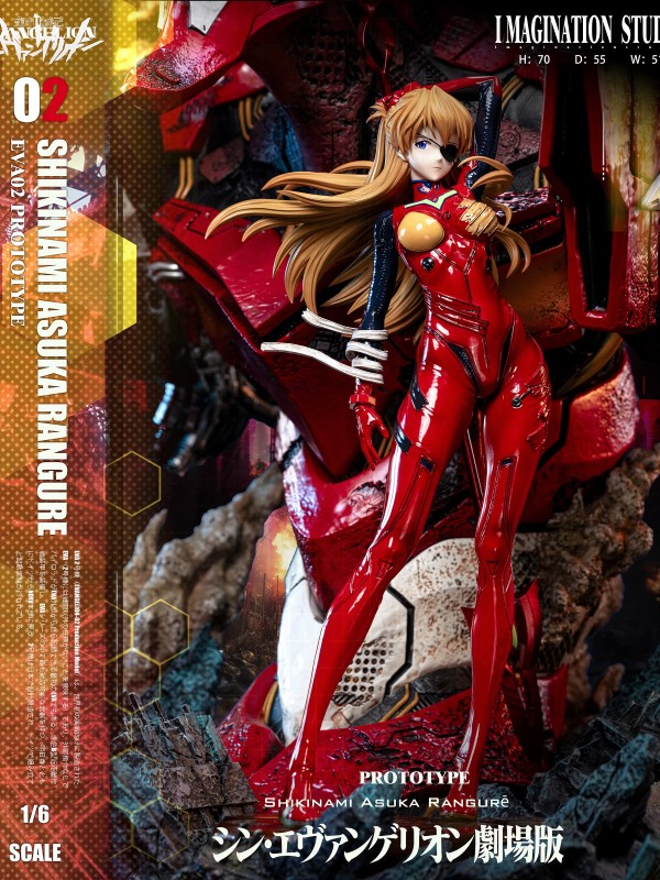 Imagination Studio EVA Asuka & Ayanami Rei Hot Sexy 1/6 Statue